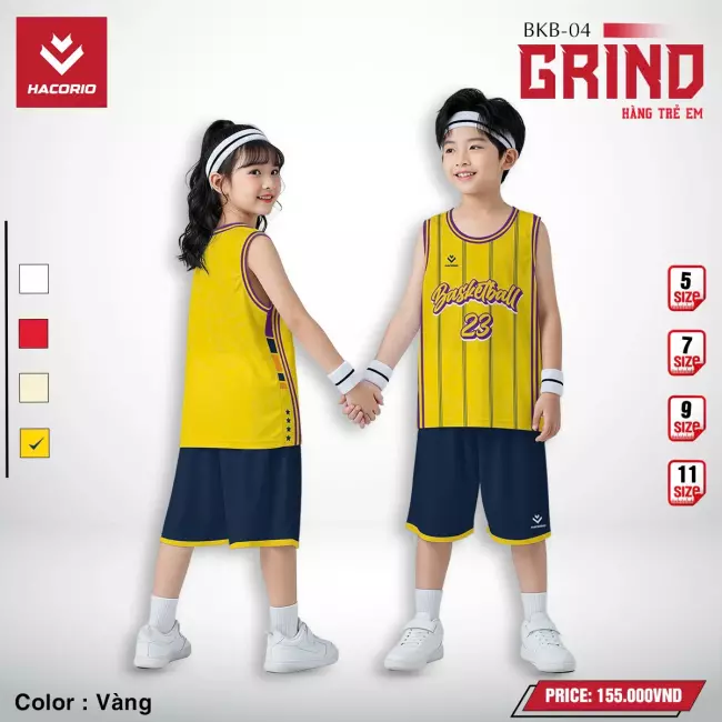 Quần áo bóng rổ trẻ em - Hacorio Grind